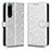 Custodia Portafoglio In Pelle Cover con Supporto C01X per Sony Xperia 5 III
