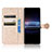 Custodia Portafoglio In Pelle Cover con Supporto C01X per Sony Xperia PRO-I