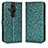 Custodia Portafoglio In Pelle Cover con Supporto C01X per Sony Xperia PRO-I Verde