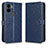 Custodia Portafoglio In Pelle Cover con Supporto C01X per Xiaomi Redmi A1 Plus Blu