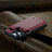 Custodia Portafoglio In Pelle Cover con Supporto C02S per Apple iPhone 15 Pro Max Rosso Rosa