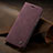 Custodia Portafoglio In Pelle Cover con Supporto C02S per Huawei P40 Pro Rosso Rosa