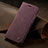 Custodia Portafoglio In Pelle Cover con Supporto C02S per Samsung Galaxy M10 Rosso Rosa