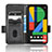 Custodia Portafoglio In Pelle Cover con Supporto C02X per Google Pixel 4