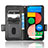 Custodia Portafoglio In Pelle Cover con Supporto C02X per Google Pixel 4a 5G