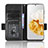 Custodia Portafoglio In Pelle Cover con Supporto C02X per Huawei P60 Pro
