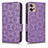 Custodia Portafoglio In Pelle Cover con Supporto C02X per Motorola Moto G32 Viola