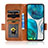 Custodia Portafoglio In Pelle Cover con Supporto C02X per Motorola Moto G52j 5G