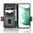Custodia Portafoglio In Pelle Cover con Supporto C02X per Samsung Galaxy S23 5G