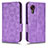Custodia Portafoglio In Pelle Cover con Supporto C02X per Samsung Galaxy XCover 5 SM-G525F Viola