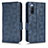 Custodia Portafoglio In Pelle Cover con Supporto C02X per Sony Xperia 10 III Lite Blu