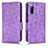 Custodia Portafoglio In Pelle Cover con Supporto C02X per Sony Xperia 10 III Lite Viola
