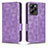 Custodia Portafoglio In Pelle Cover con Supporto C02X per Xiaomi Poco X5 Pro 5G Viola