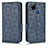 Custodia Portafoglio In Pelle Cover con Supporto C02X per Xiaomi Redmi 9 India Blu