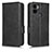 Custodia Portafoglio In Pelle Cover con Supporto C02X per Xiaomi Redmi A1 Plus Nero