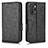 Custodia Portafoglio In Pelle Cover con Supporto C02X per Xiaomi Redmi Note 10 Pro 5G Nero