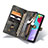Custodia Portafoglio In Pelle Cover con Supporto C03S per Samsung Galaxy A52 5G