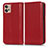 Custodia Portafoglio In Pelle Cover con Supporto C03X per Motorola Moto G32 Rosso
