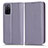 Custodia Portafoglio In Pelle Cover con Supporto C03X per Oppo A55S 5G Viola