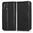 Custodia Portafoglio In Pelle Cover con Supporto C03X per Oppo F19s Nero