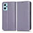 Custodia Portafoglio In Pelle Cover con Supporto C03X per Oppo K10 4G Viola