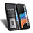 Custodia Portafoglio In Pelle Cover con Supporto C03X per Samsung Galaxy XCover 6 Pro 5G