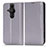 Custodia Portafoglio In Pelle Cover con Supporto C03X per Sony Xperia PRO-I