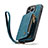 Custodia Portafoglio In Pelle Cover con Supporto C04S per Apple iPhone 13 Pro