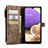 Custodia Portafoglio In Pelle Cover con Supporto C04S per Samsung Galaxy M32 5G