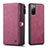 Custodia Portafoglio In Pelle Cover con Supporto C04S per Samsung Galaxy S20 FE 5G Rosso