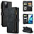 Custodia Portafoglio In Pelle Cover con Supporto C05S per Samsung Galaxy S20 FE 5G
