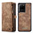 Custodia Portafoglio In Pelle Cover con Supporto C05S per Samsung Galaxy S20 Ultra