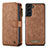 Custodia Portafoglio In Pelle Cover con Supporto C05S per Samsung Galaxy S22 5G