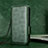 Custodia Portafoglio In Pelle Cover con Supporto C05X per Asus ROG Phone 7 Verde