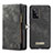 Custodia Portafoglio In Pelle Cover con Supporto C06S per Samsung Galaxy A53 5G Nero