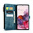 Custodia Portafoglio In Pelle Cover con Supporto C07S per Samsung Galaxy S20 5G