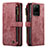 Custodia Portafoglio In Pelle Cover con Supporto C07S per Samsung Galaxy S20 Ultra