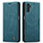 Custodia Portafoglio In Pelle Cover con Supporto C10S per Samsung Galaxy A13 5G Blu