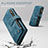 Custodia Portafoglio In Pelle Cover con Supporto C14S per Samsung Galaxy S21 Ultra 5G