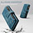 Custodia Portafoglio In Pelle Cover con Supporto C14S per Samsung Galaxy S22 Ultra 5G