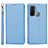 Custodia Portafoglio In Pelle Cover con Supporto D01T per Oppo Reno5 A Blu