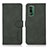 Custodia Portafoglio In Pelle Cover con Supporto D01Y per Nokia XR21 Verde