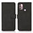 Custodia Portafoglio In Pelle Cover con Supporto D03Y per Motorola Moto G10 Nero