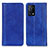 Custodia Portafoglio In Pelle Cover con Supporto D03Y per Oppo K9 5G Blu