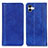 Custodia Portafoglio In Pelle Cover con Supporto D03Y per Samsung Galaxy A05 Blu