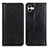 Custodia Portafoglio In Pelle Cover con Supporto D03Y per Samsung Galaxy M04 Nero