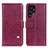 Custodia Portafoglio In Pelle Cover con Supporto D04Y per Samsung Galaxy S21 Ultra 5G Viola