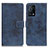 Custodia Portafoglio In Pelle Cover con Supporto D05Y per Oppo K9 5G Blu