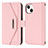 Custodia Portafoglio In Pelle Cover con Supporto D07T per Apple iPhone 13