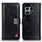 Custodia Portafoglio In Pelle Cover con Supporto D07Y per OnePlus 10 Pro 5G Nero